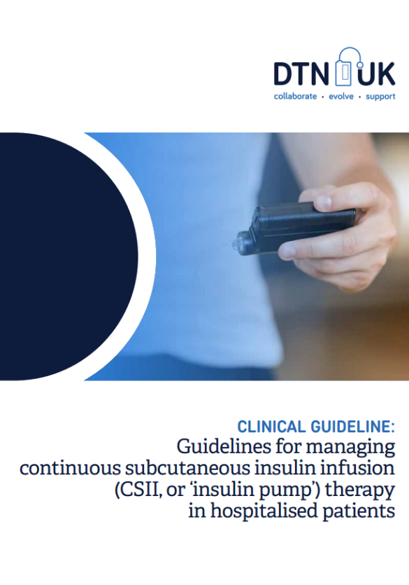 Guidelines for managing continuous subcutaneous insulin infusion (CSII, or ‘insulin pump’) therapy in hospitalised patients