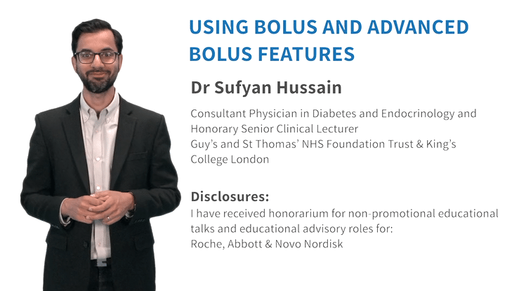 Using Bolus and Advanced Bolus Features