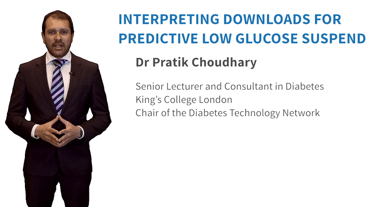 Interpreting Downloads for Predictive Low Glucose Suspend (SAP)