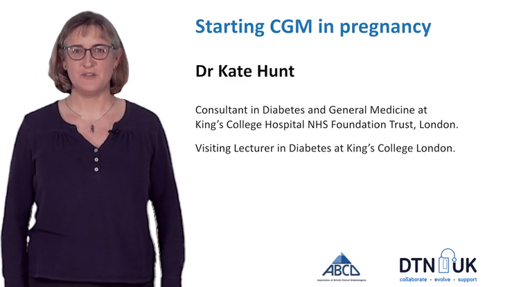Starting CGM in pregnancy