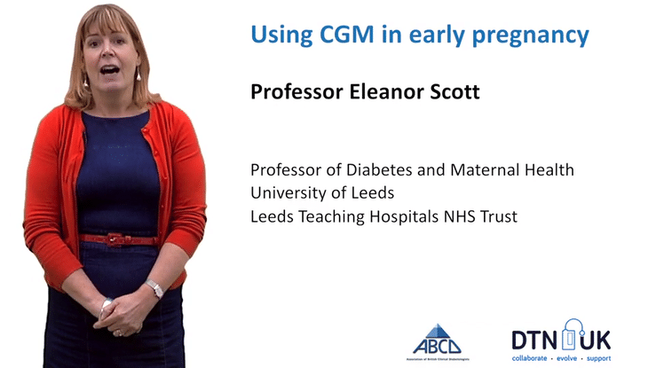 Using CGM in early pregnancy