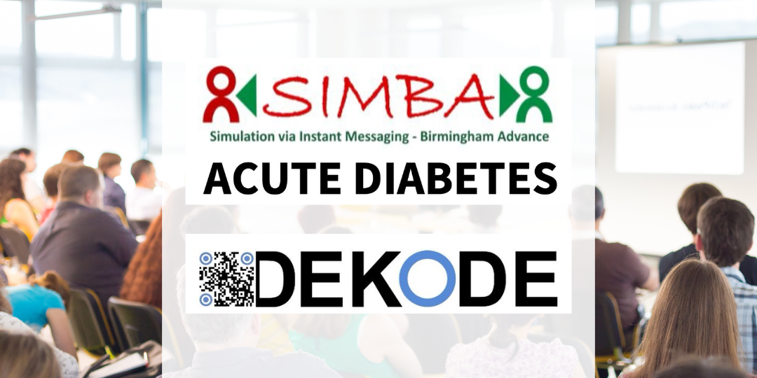 SIMBA and DEKODE Acute Diabetes meeting