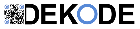 DEKODE Logo and QR code